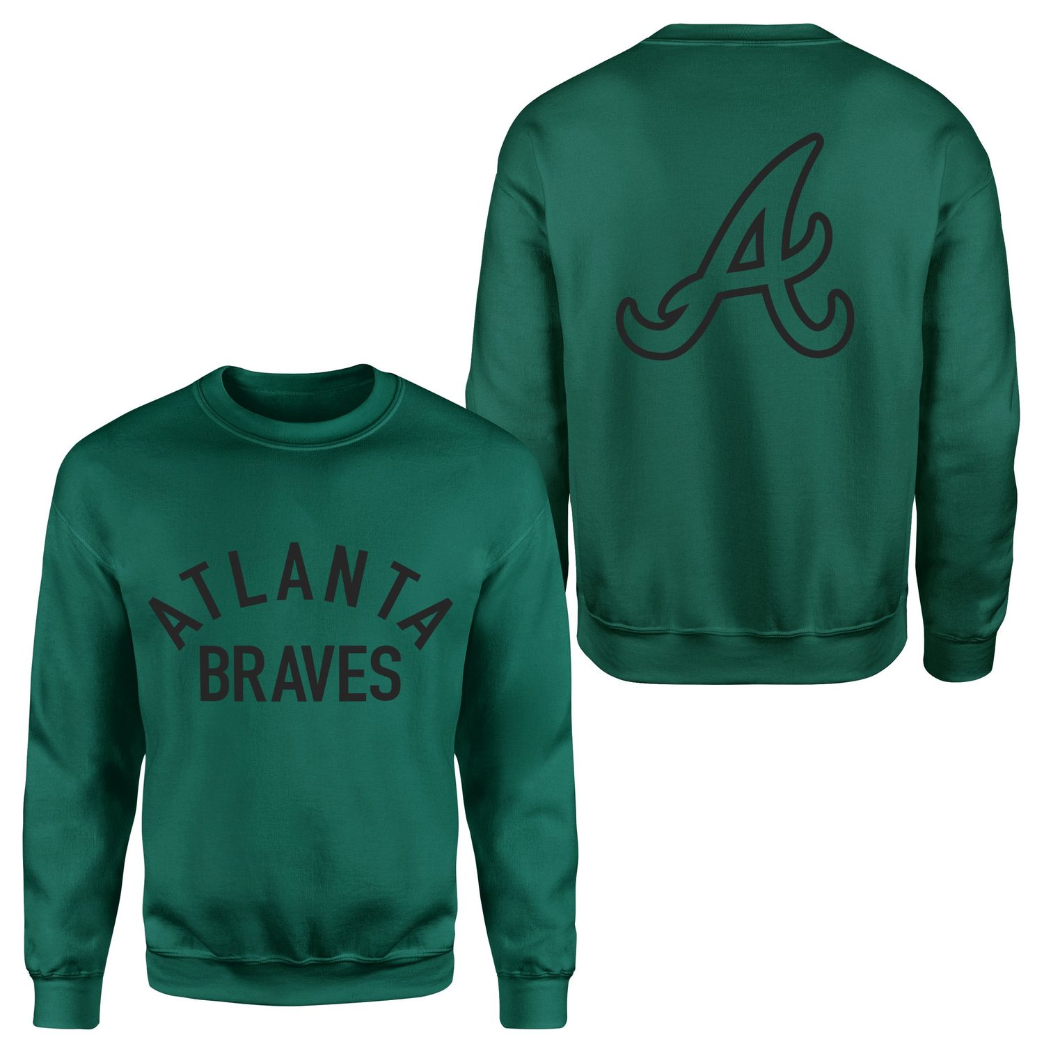 Atlanta Braves Muted Sweatshirt L - Nefti Yeşili