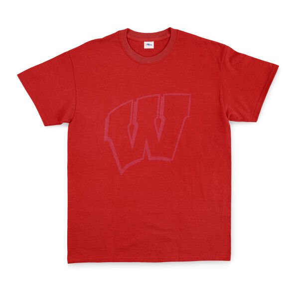 Wisconsin Badgers Tişört M - Kırmızı