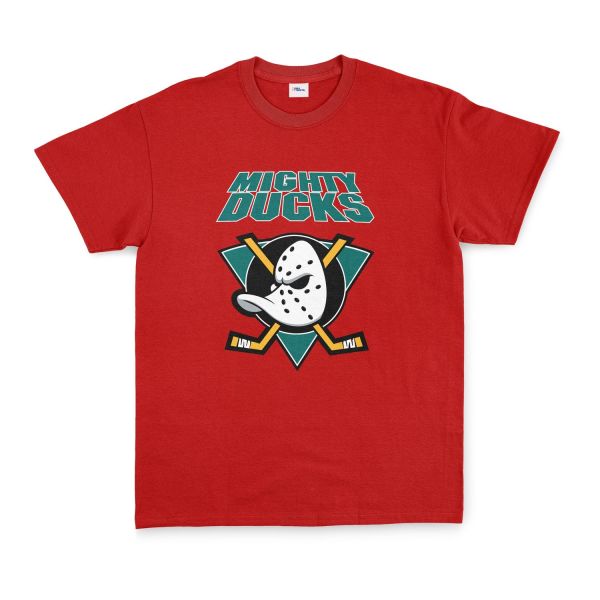 Mighty Ducks Retro Tişört S - Kırmızı