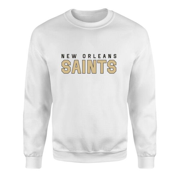 New Orleans Saints 25 Sweatshirt M - Beyaz