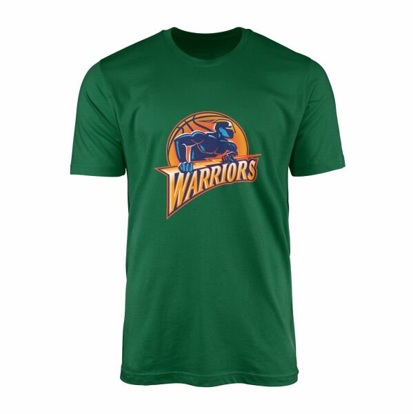 Warriors Retro Tişört XL - Nefti Yeşili