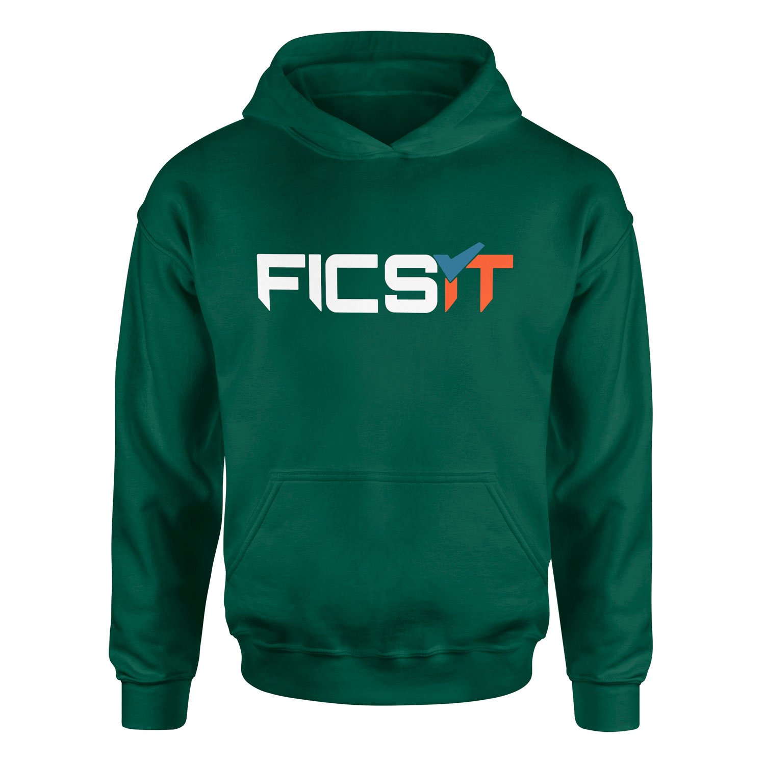 FICSIT Inc. | Satisfactory Hoodie S - Nefti Yeşili