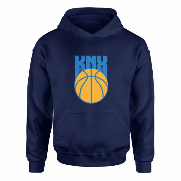 KNX Basketball Hoodie S - İndigo Mavisi