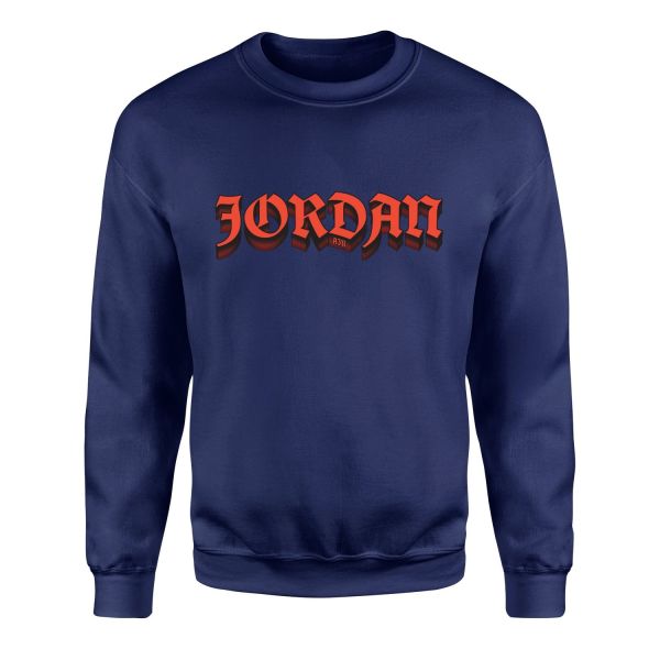 Air Jordan Layered Sweatshirt M - İndigo Mavisi