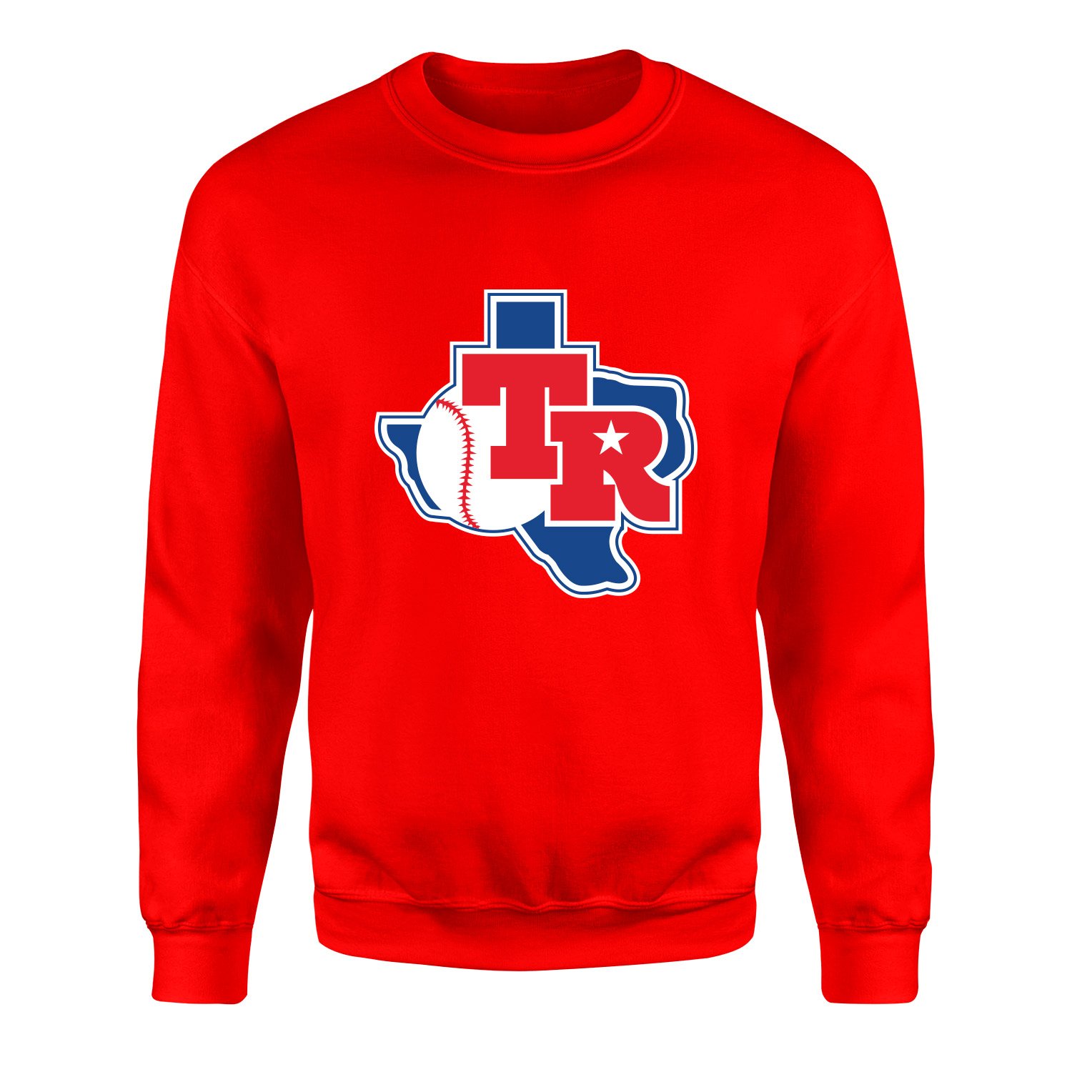 Texas Rangers TX Sweatshirt M - Kırmızı