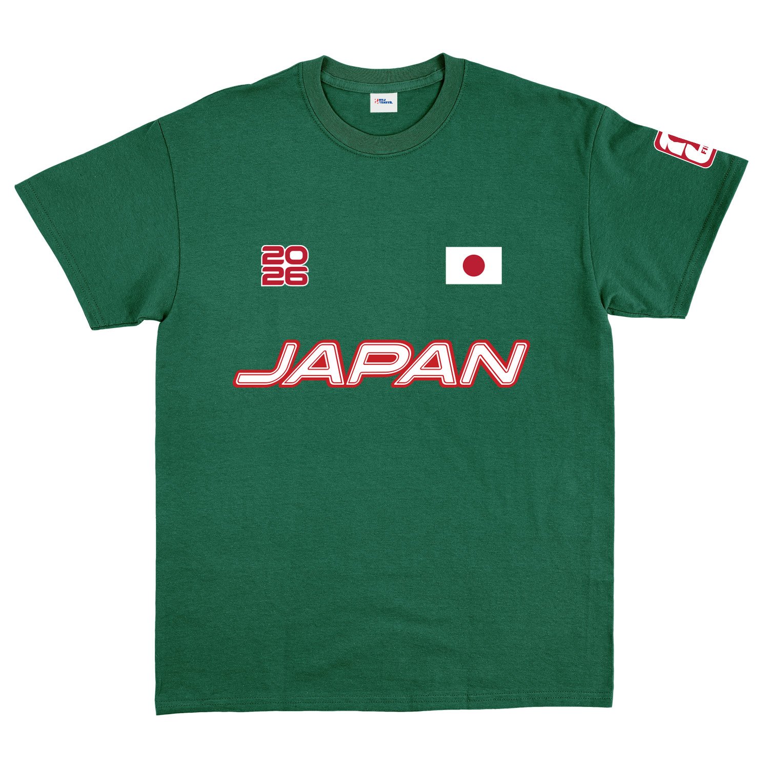 Japonya 2026 Tişört S - Nefti Yeşili