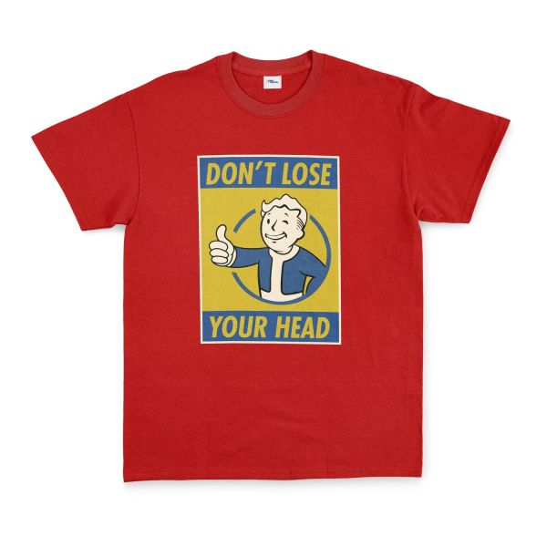Don’t Lose Your Head | Fallout Tişört M - Kırmızı