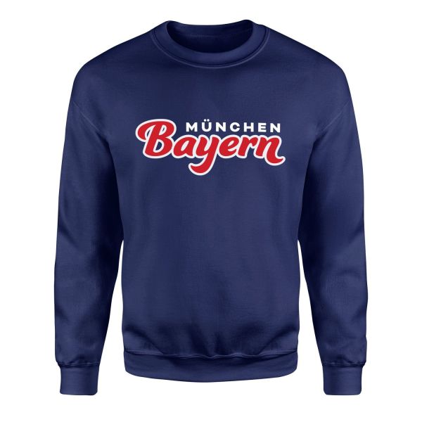 Bayern München Sweatshirt L - İndigo Mavisi