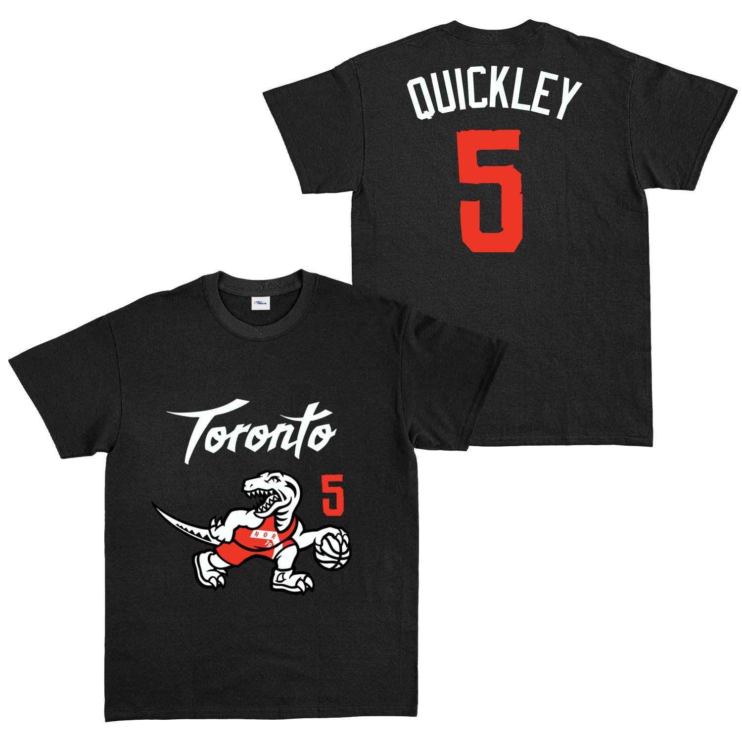 Immanuel Quickley 5 City Edition Raptors Tişört M - Siyah