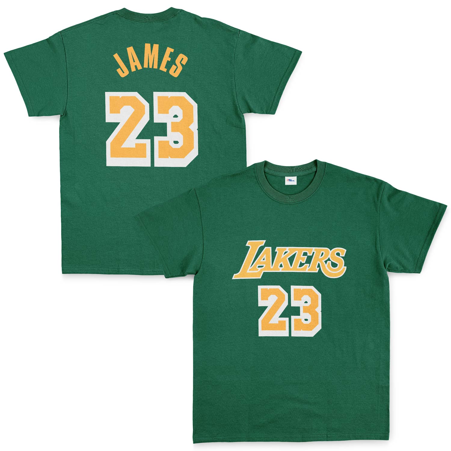 LeBron James 23 Lakers White Tişört XL - Nefti Yeşili