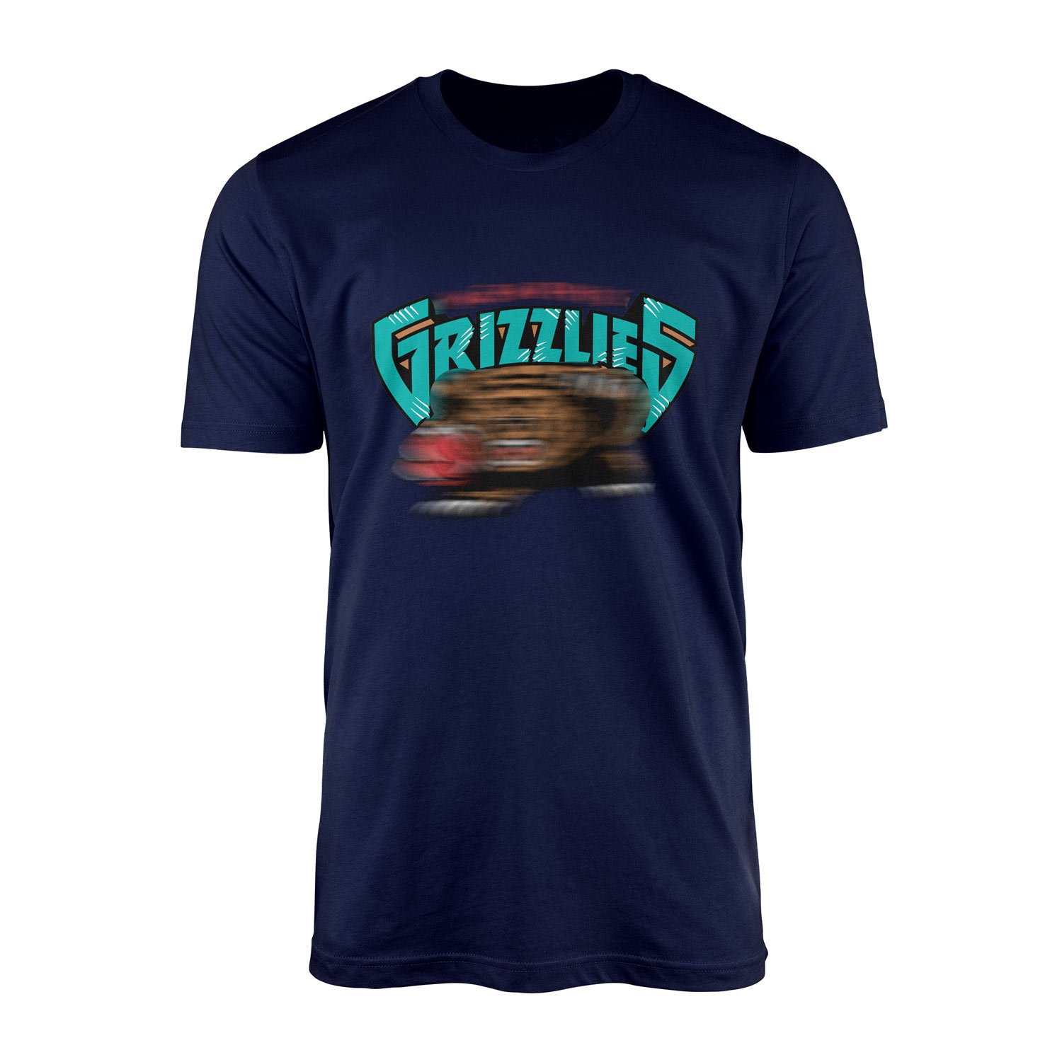 GRIZZLIES Retro Tişört S - İndigo Mavisi