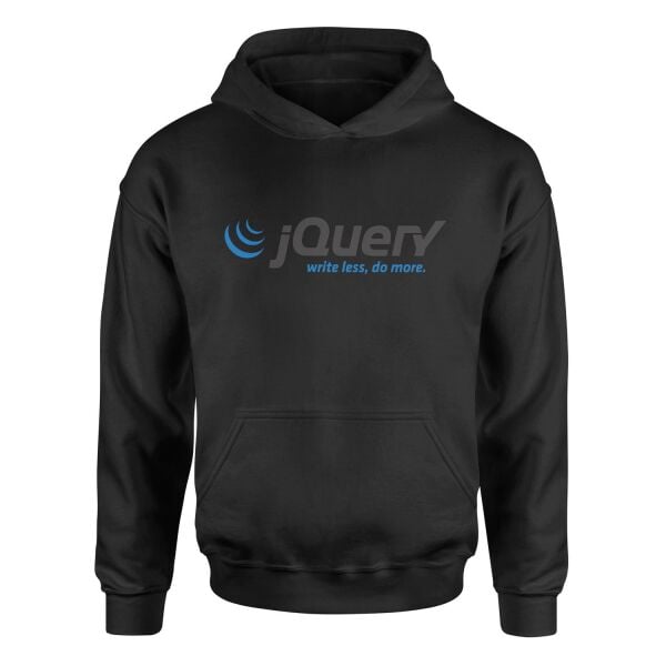 jQuery Hoodie M - Siyah | OUTLET