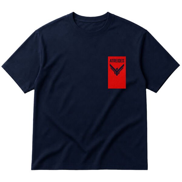 House Atreides Banner Oversize Tişört L - İndigo Mavisi
