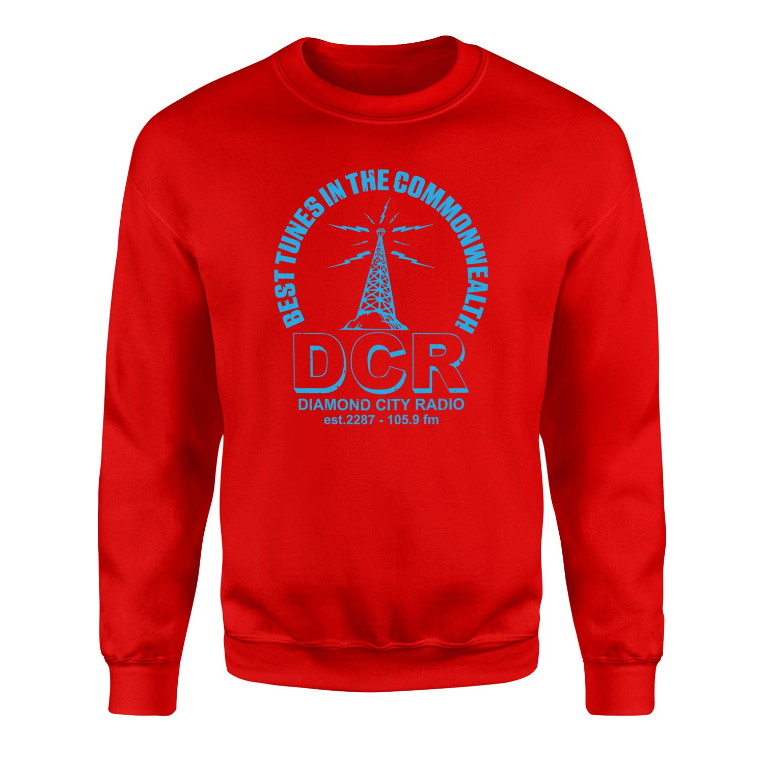 Diamond City Radio Sweatshirt M - Kırmızı