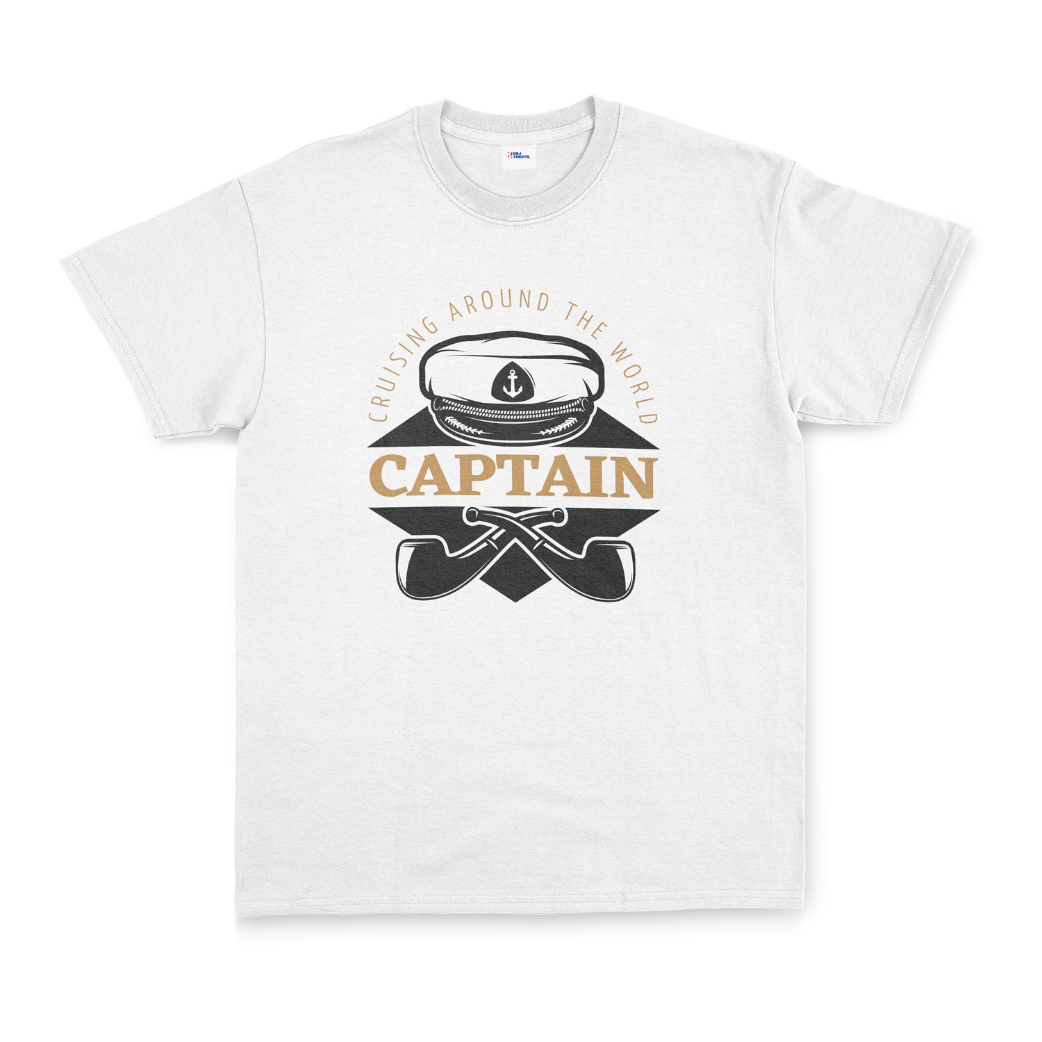 Captain Denizci Tişört XXL - Beyaz