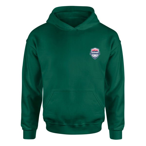 USA Basketball Hoodie XXL - Nefti Yeşili