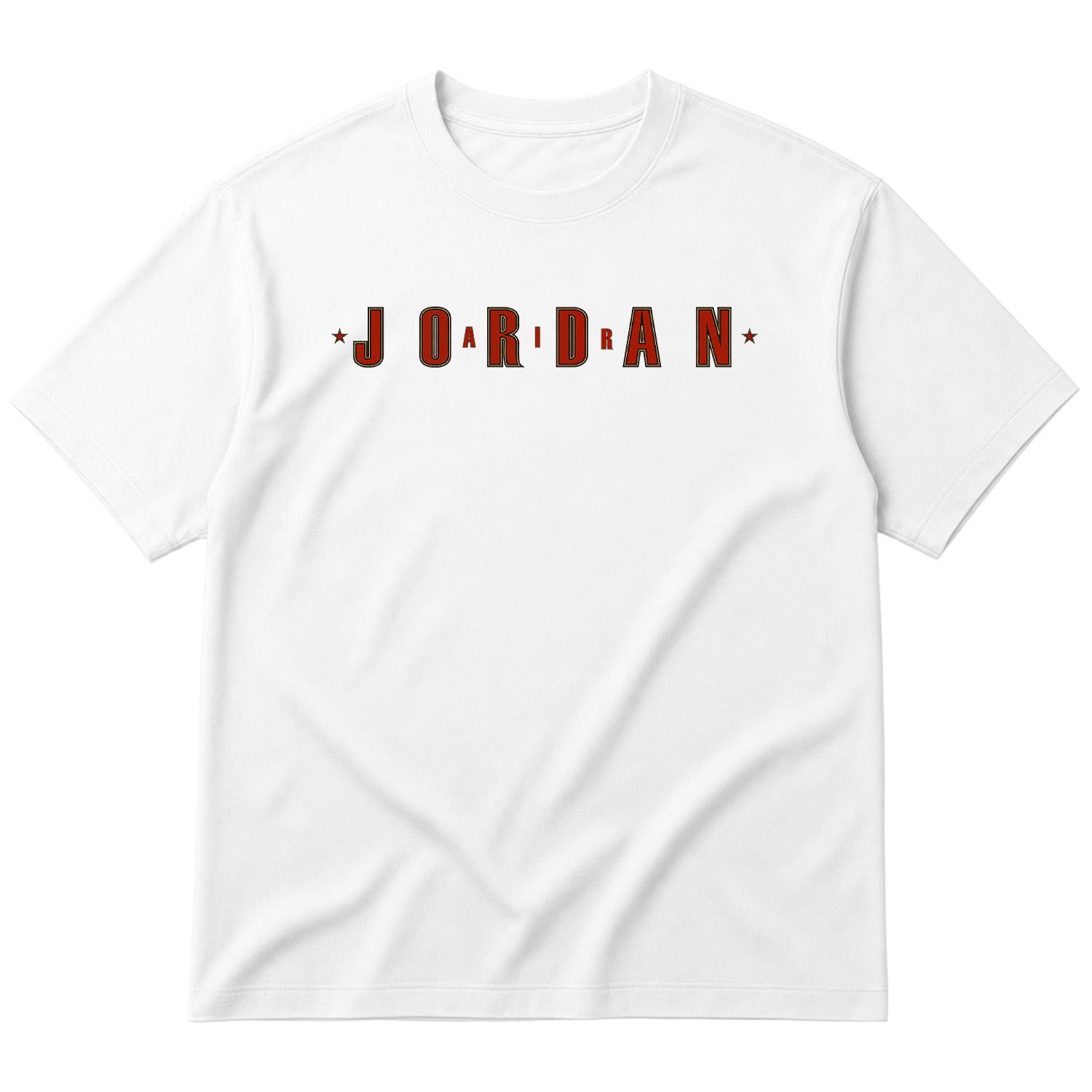 Air Jordan Stars Oversize Tişört L - Beyaz