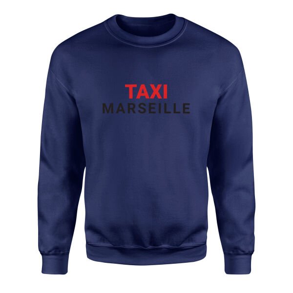 Taxi Marseille Sweatshirt XL - İndigo Mavisi