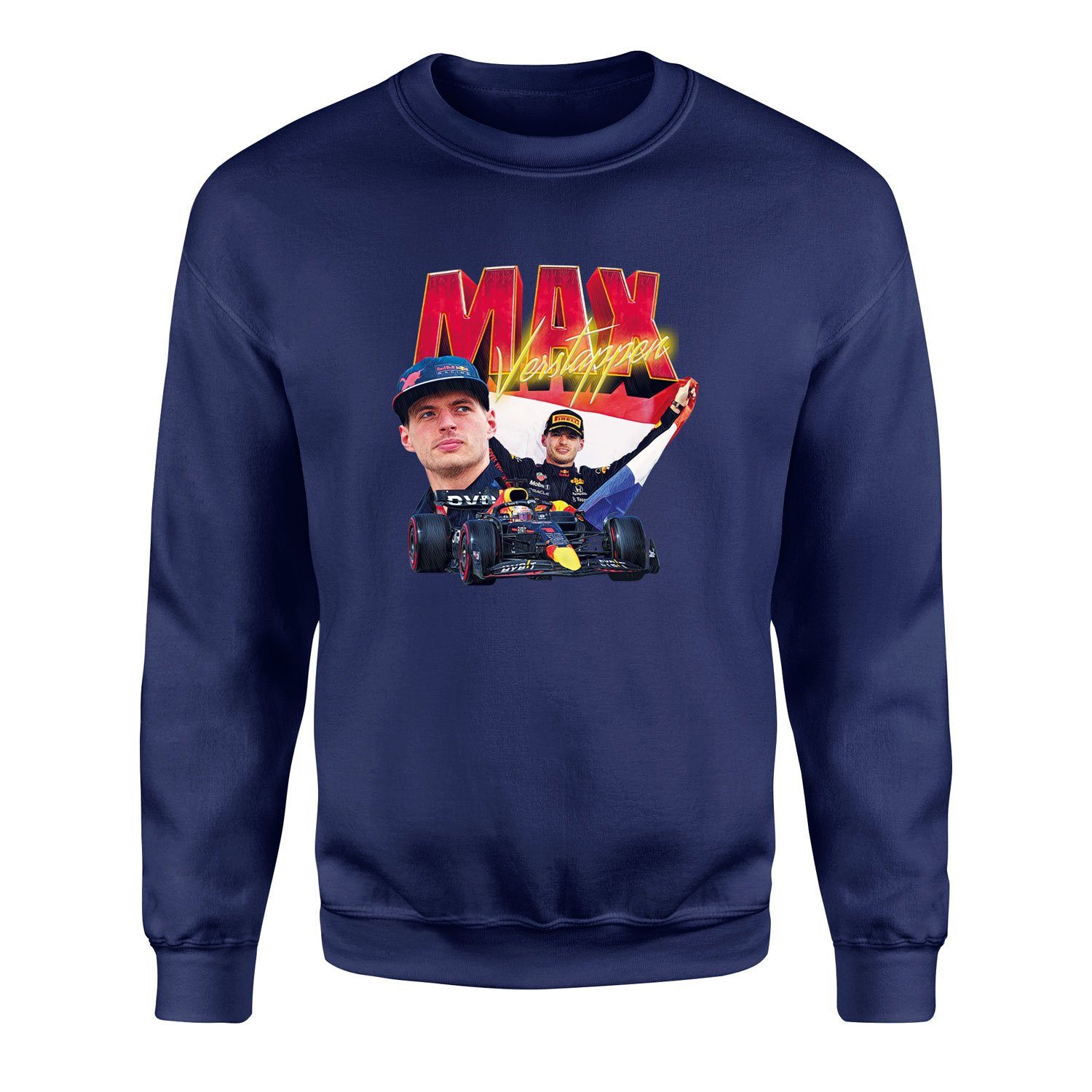 Max Verstappen Champion Sweatshirt XXL - İndigo Mavisi