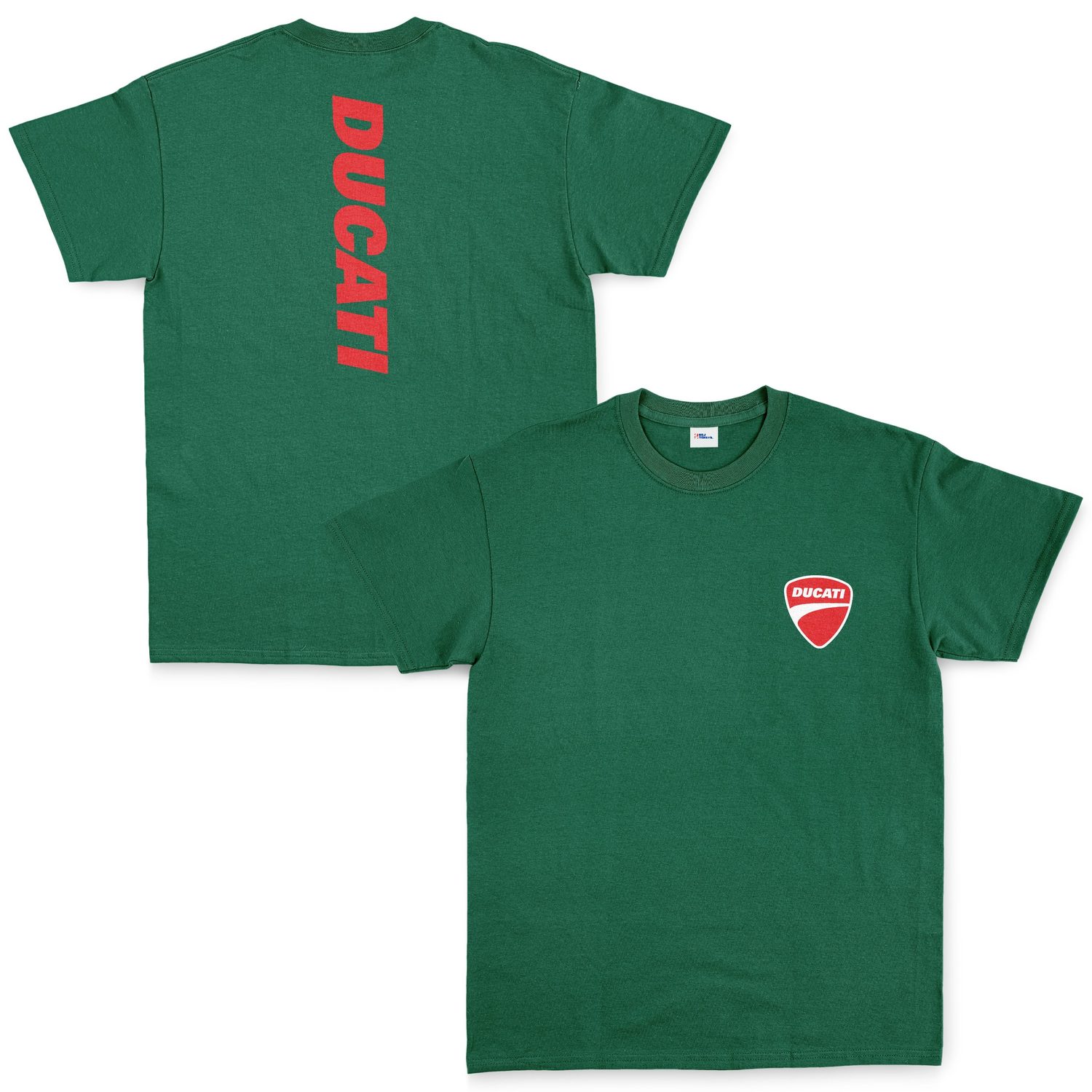 Ducati Basic Racing Tişört XXL - Nefti Yeşili