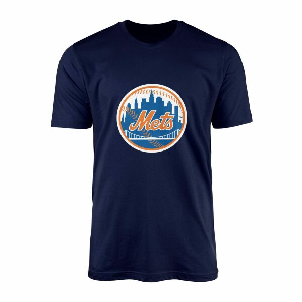 New York METS Baseball Tişört M - İndigo Mavisi