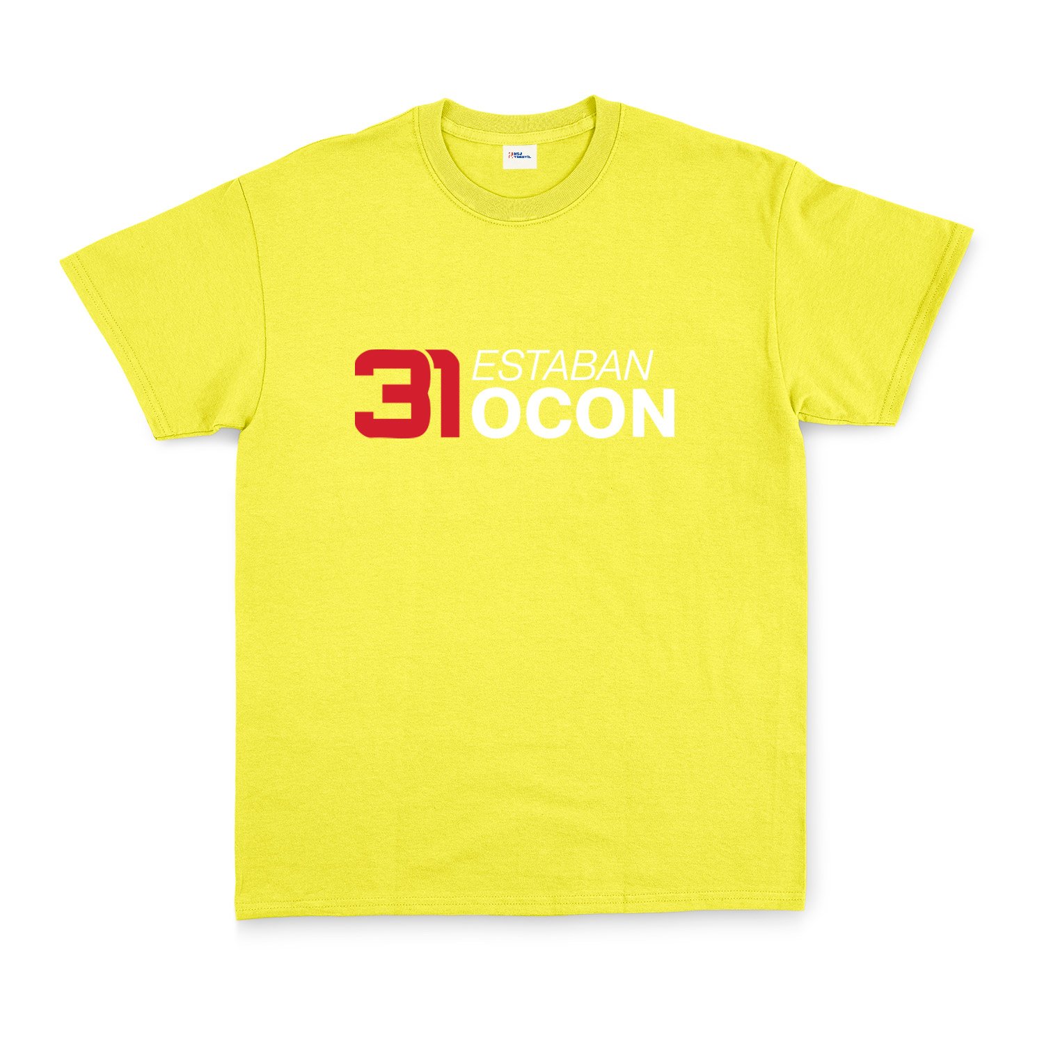 Estaban Ocon 31 Tişört L - Sarı