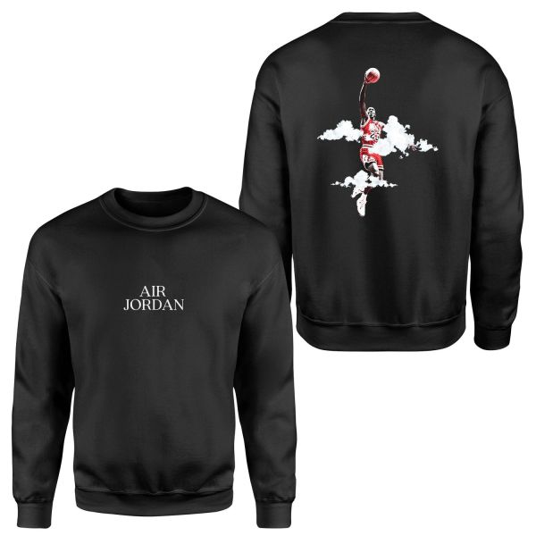Air Jordan His Airness SE Sweatshirt M - Siyah