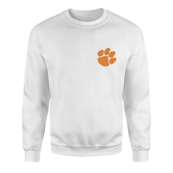Clemson Tigers Sweatshirt L - Beyaz