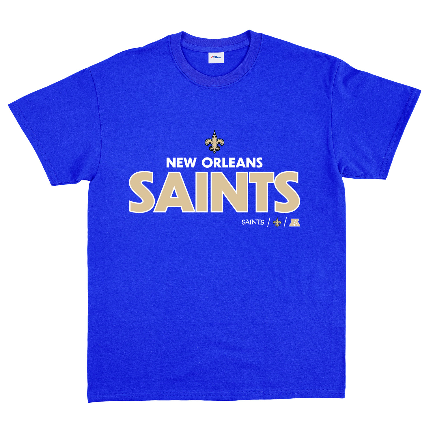 New Orleans Saints AFC Tişört XL - Mavi
