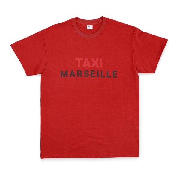 Taxi Marseille Tişört XXL - Kırmızı