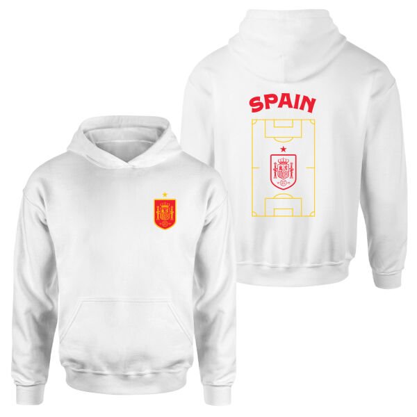 İspanya Dünya Kupası 2026 Hoodie XL - Beyaz