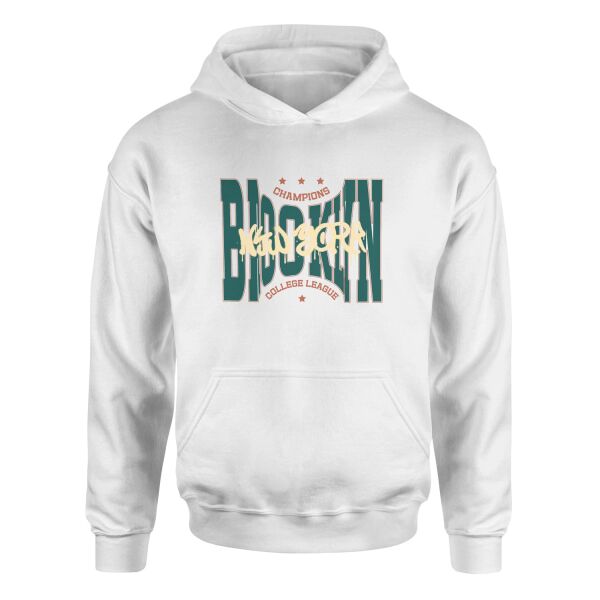 Brooklyn Bulged CCL Hoodie L - Beyaz