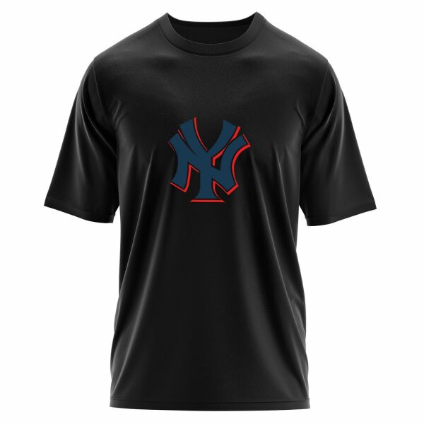 NY Yankees C Oversize Tişört M - Siyah