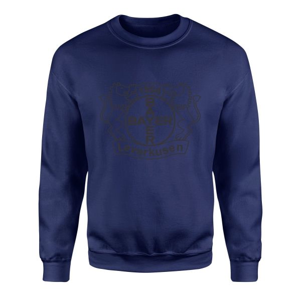 Bayer Leverkusen Shield Sweatshirt S - İndigo Mavisi