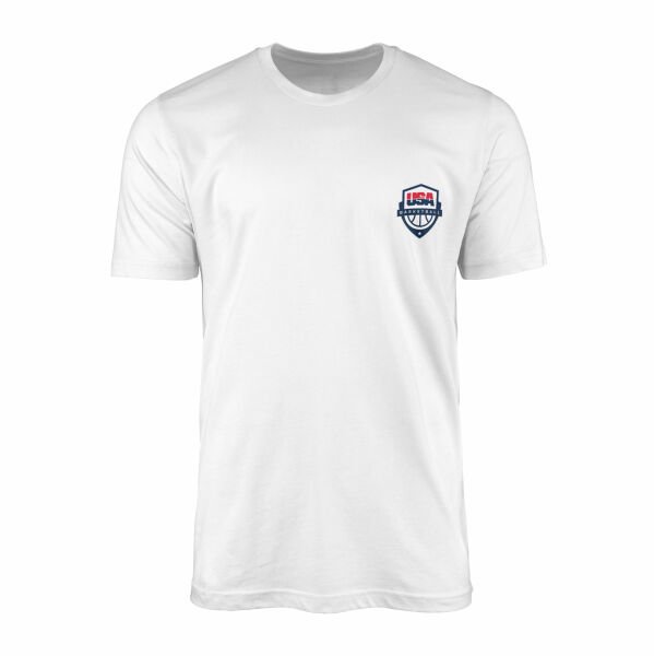 USA Basketball Tişört M - Beyaz