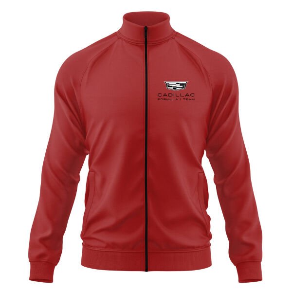Cadillac Fermuarlı Sweatshirt XL - Kırmızı