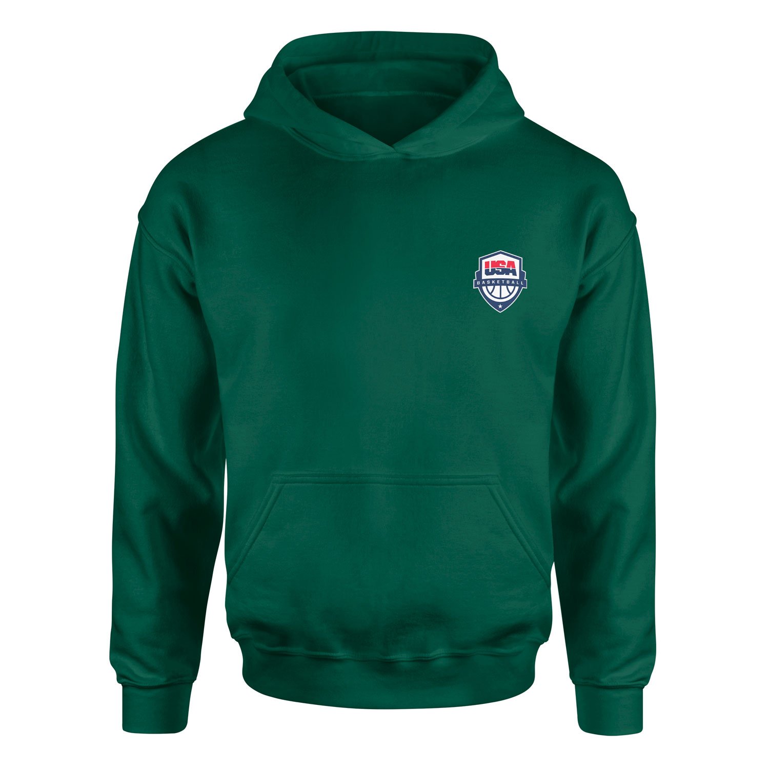 USA Basketball Hoodie L - Nefti Yeşili