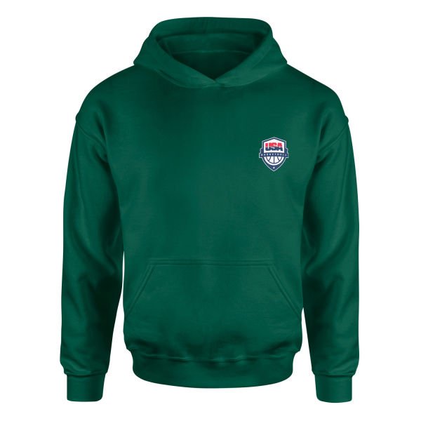 USA Basketball Hoodie L - Nefti Yeşili