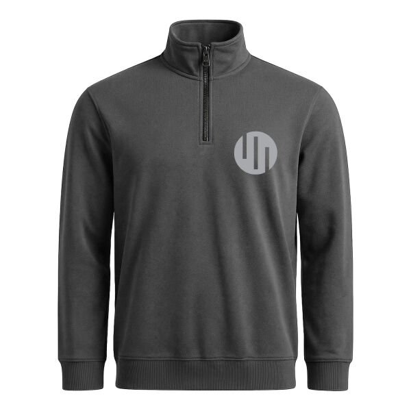 Viltrumite Superior Yarım Fermuarlı Sweatshirt M - Füme