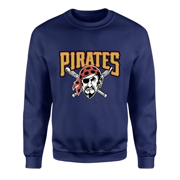 Pittsburgh Pirates | Vintage Sweatshirt XL - İndigo Mavisi