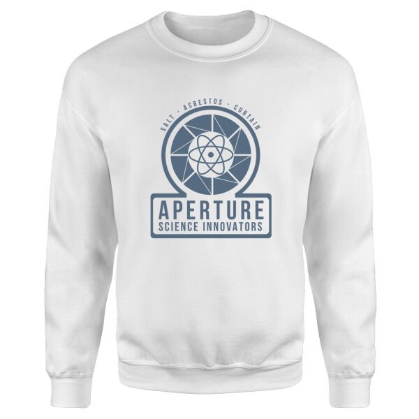 Aperture Labs | Science Innovators Sweatshirt L - Beyaz