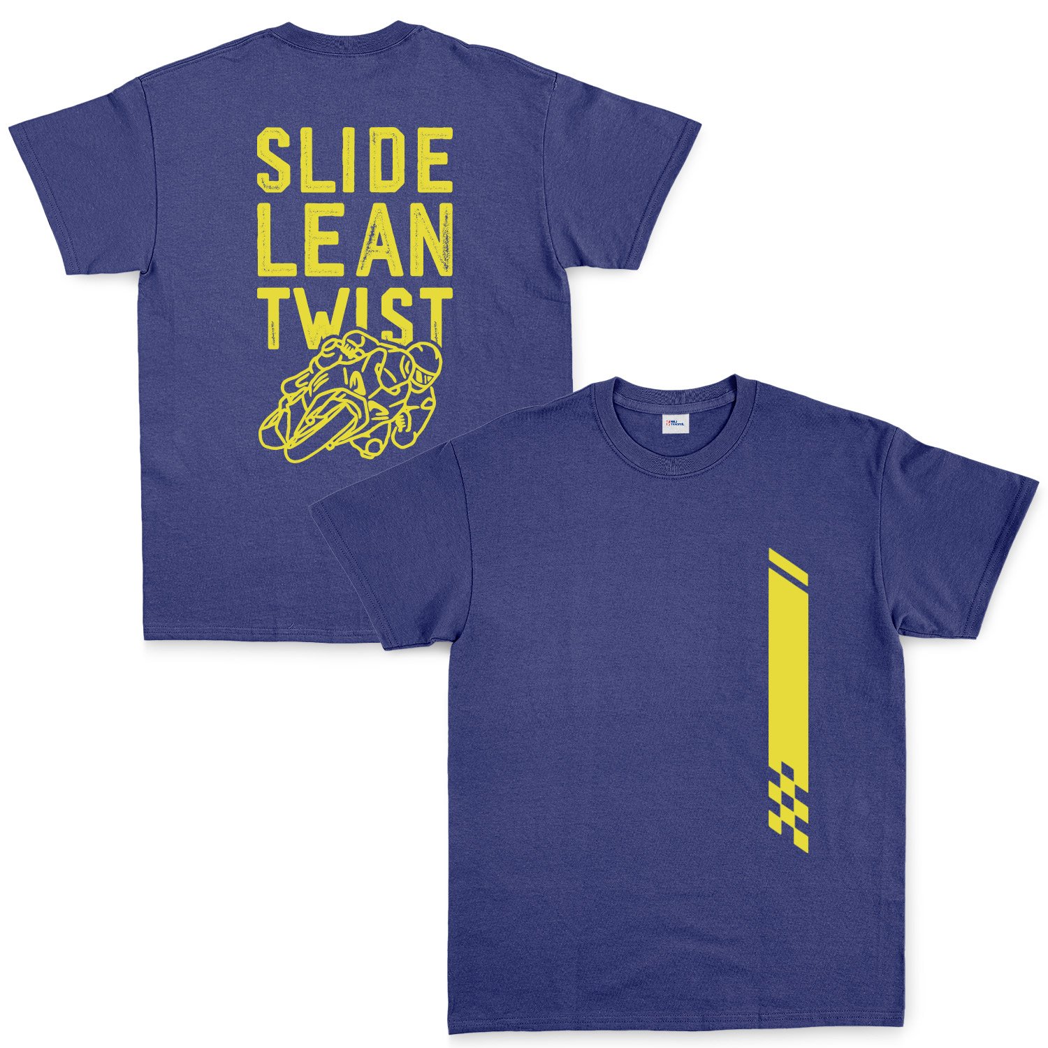 Slide, Lean, Twist YW Tişört M - İndigo Mavisi