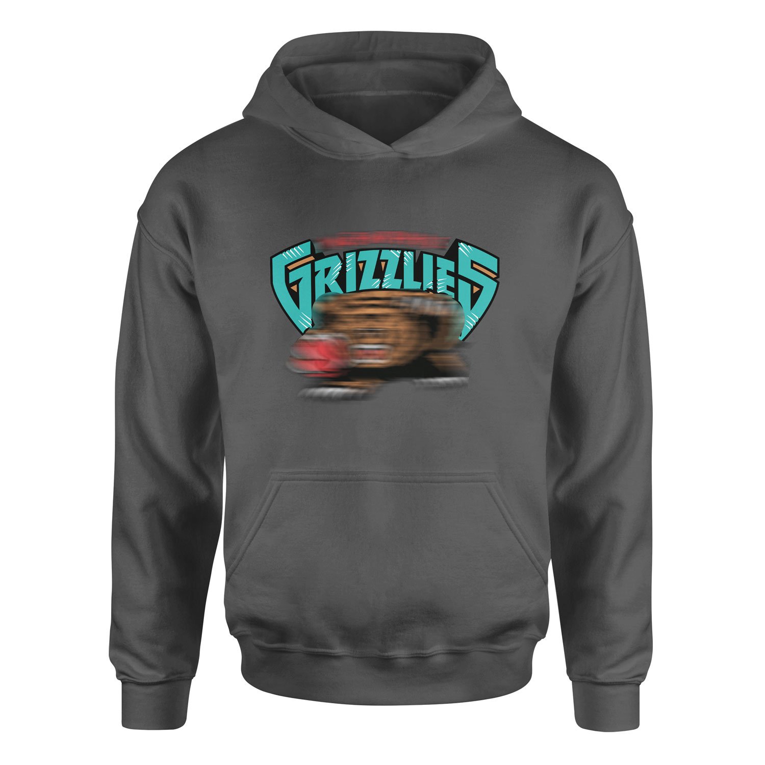 GRIZZLIES Retro Hoodie L - Füme