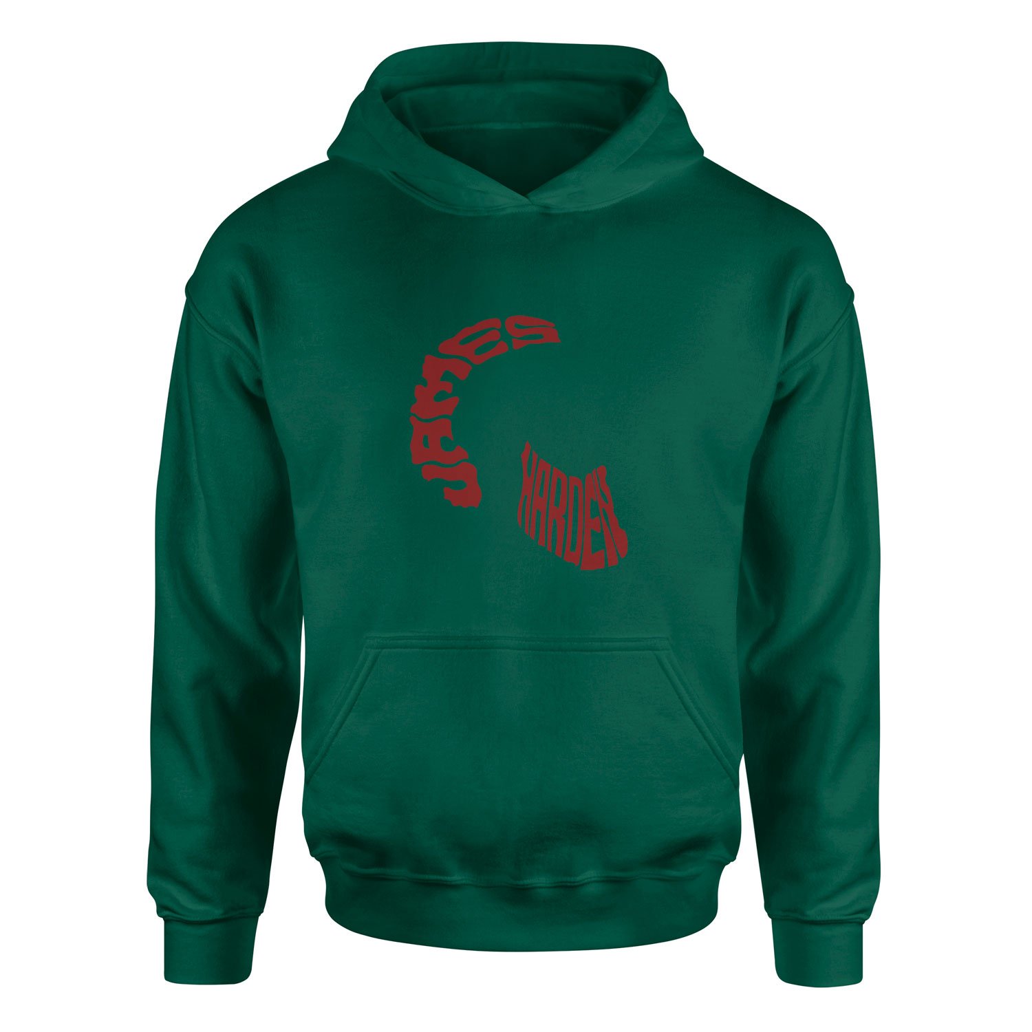 James Harden Text Hoodie S - Nefti Yeşili