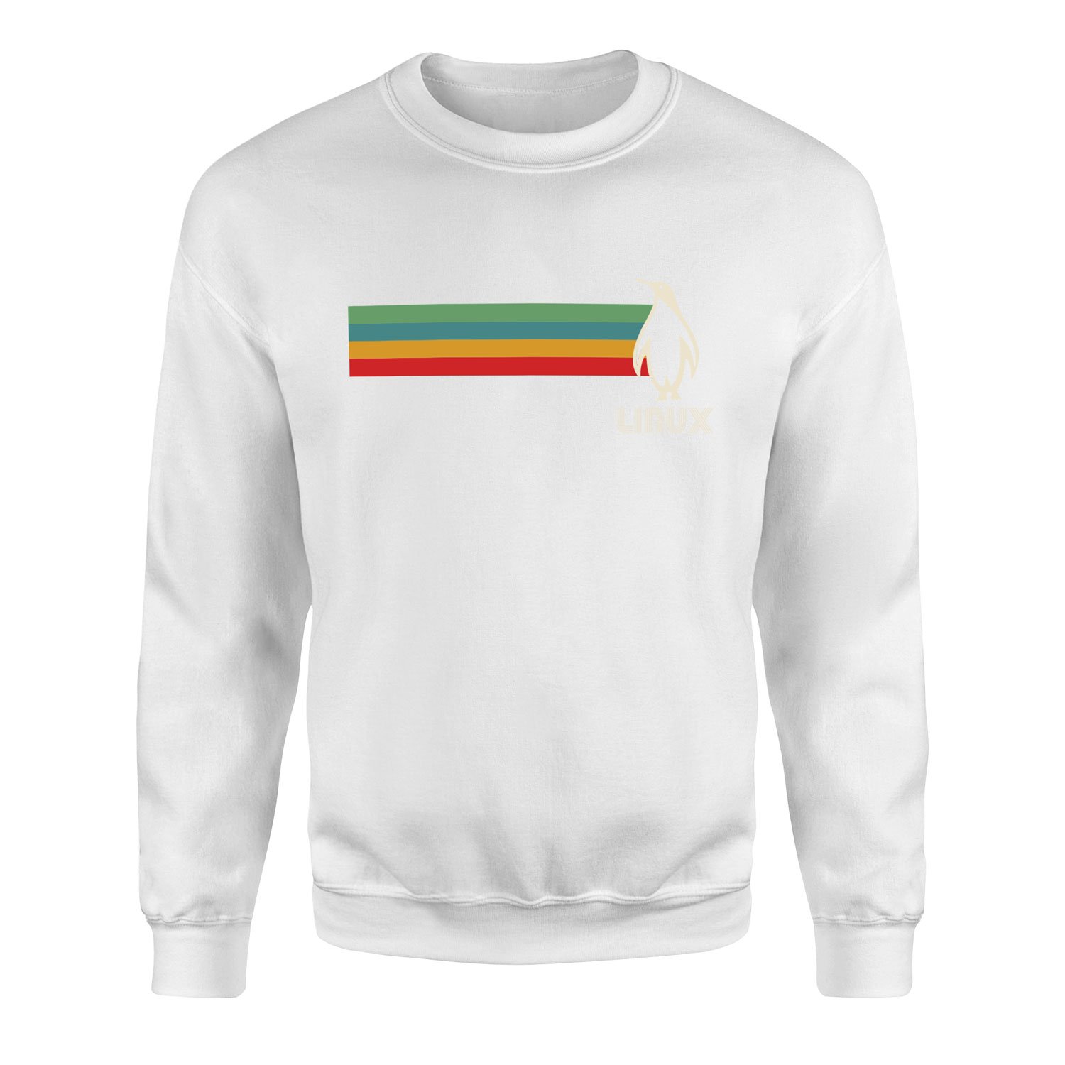 LINUX Sweatshirt M - Beyaz