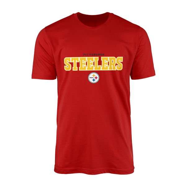 Pittsburgh Steelers B Tişört M - Kırmızı