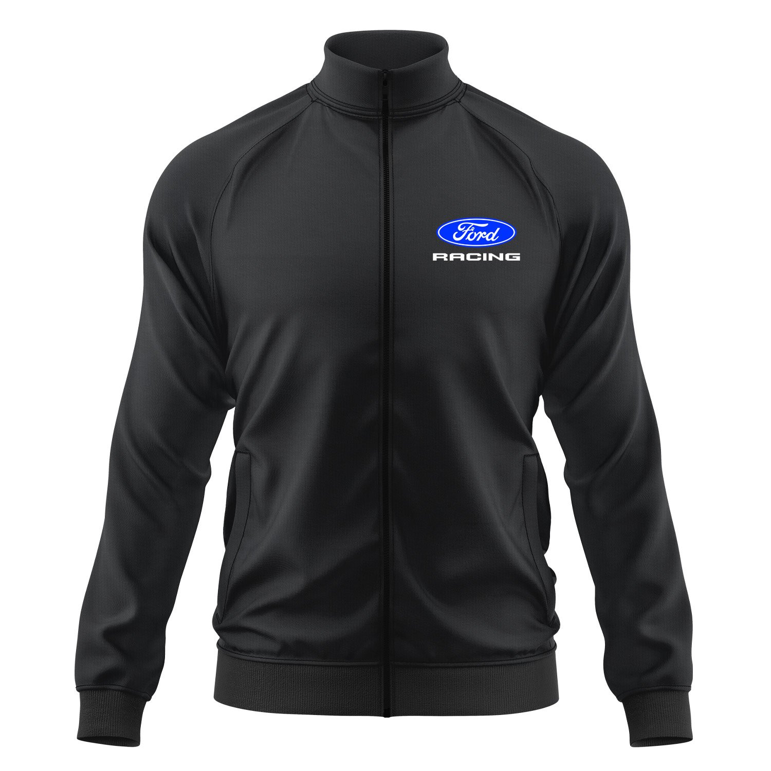Ford Racing Fermuarlı Sweatshirt XXL - Siyah