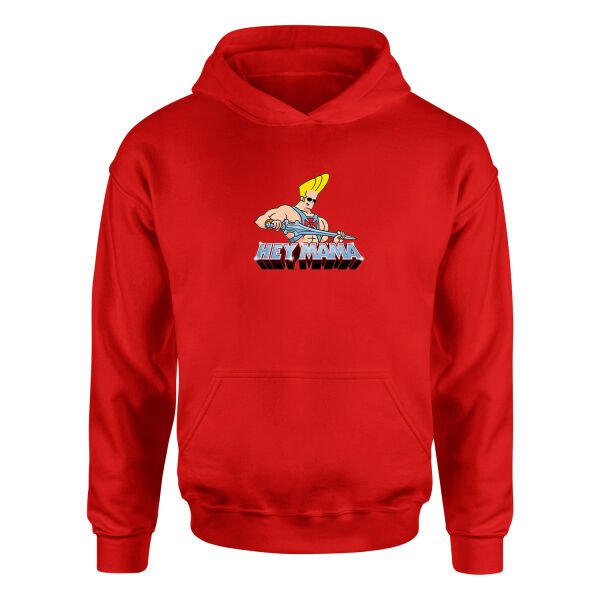 Hey Mama Hoodie S - Kırmızı