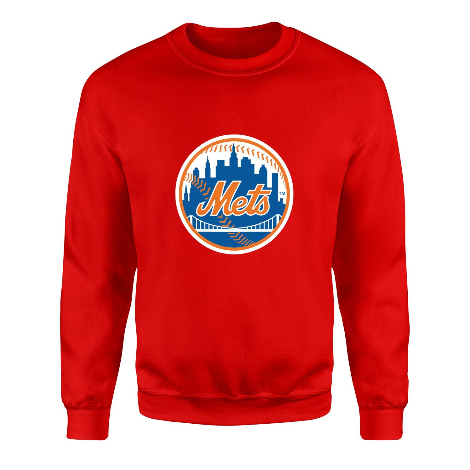 New York METS Baseball Sweatshirt XXL - Kırmızı