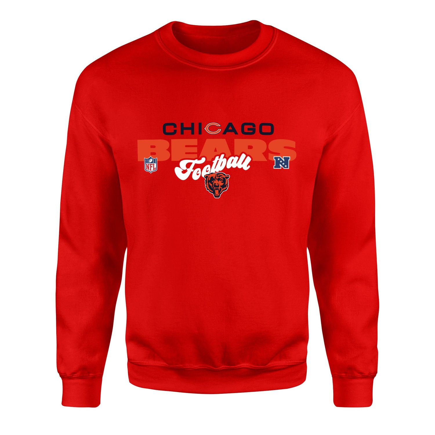 Chicago Bears Football NFC Sweatshirt XL - Kırmızı